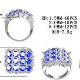 Sterling Silver Semi Mount Ring Setting Round RD 5x5mm - Syzjewelry